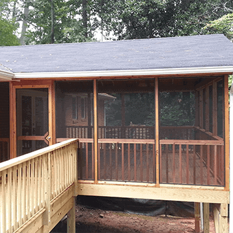 Cedar Screen Porch Brookhaven