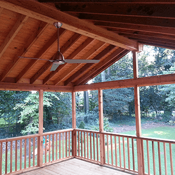 Cedar Screen Porch North Decatur